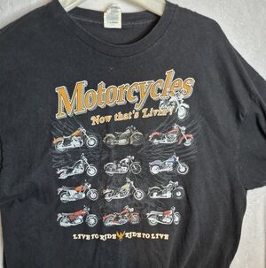 Harley Motorcycles Tribute Tee Shirt 2XL